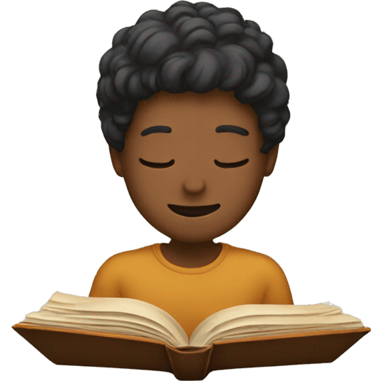 Reading a book emoji