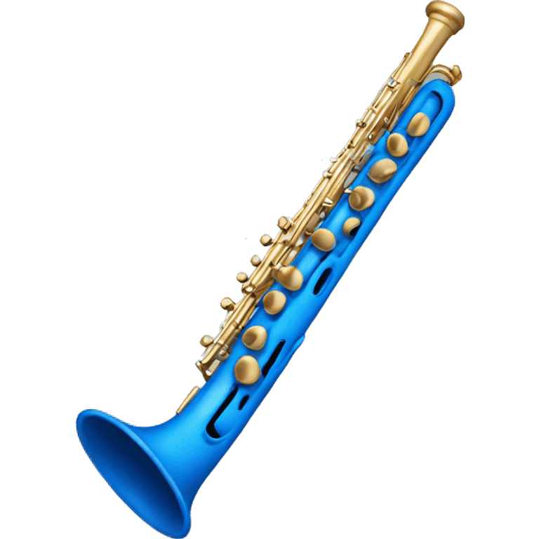 blue flute emoji