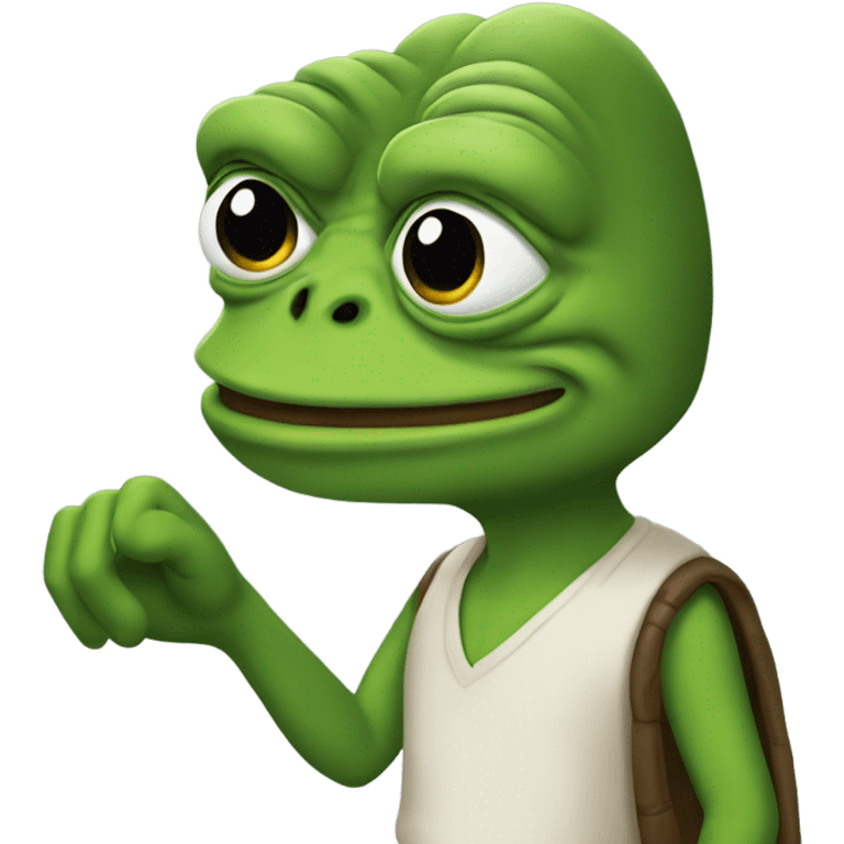 pepe the protector of the internet emoji