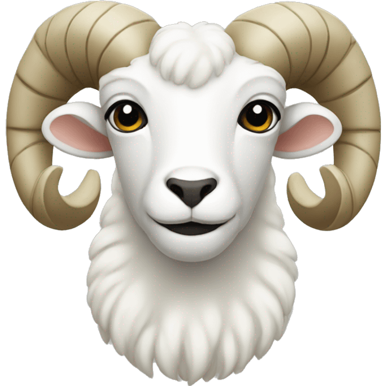 white ram emoji