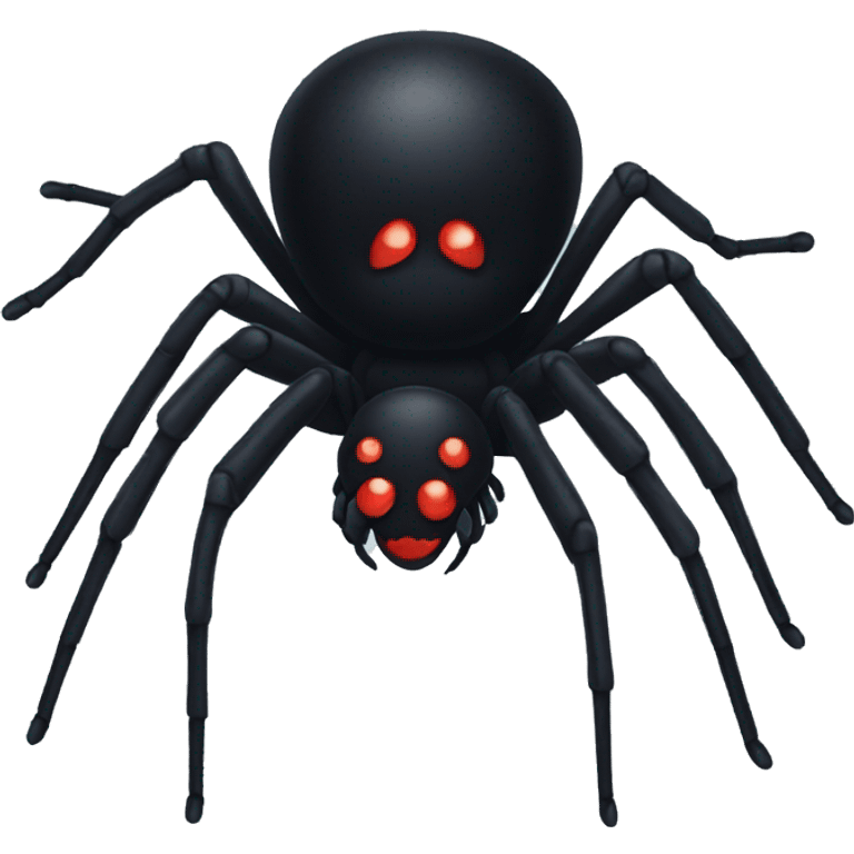 black widow spider emoji