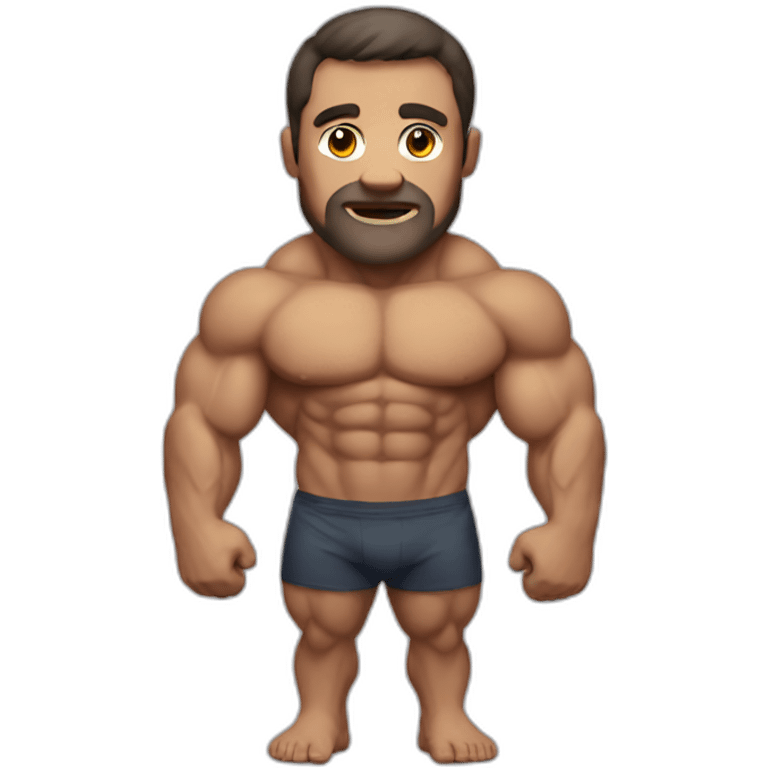 Muscle man emoji