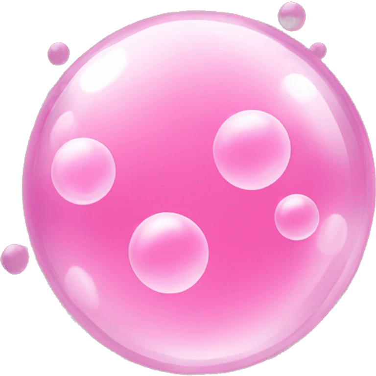 pink soap bubbles emoji