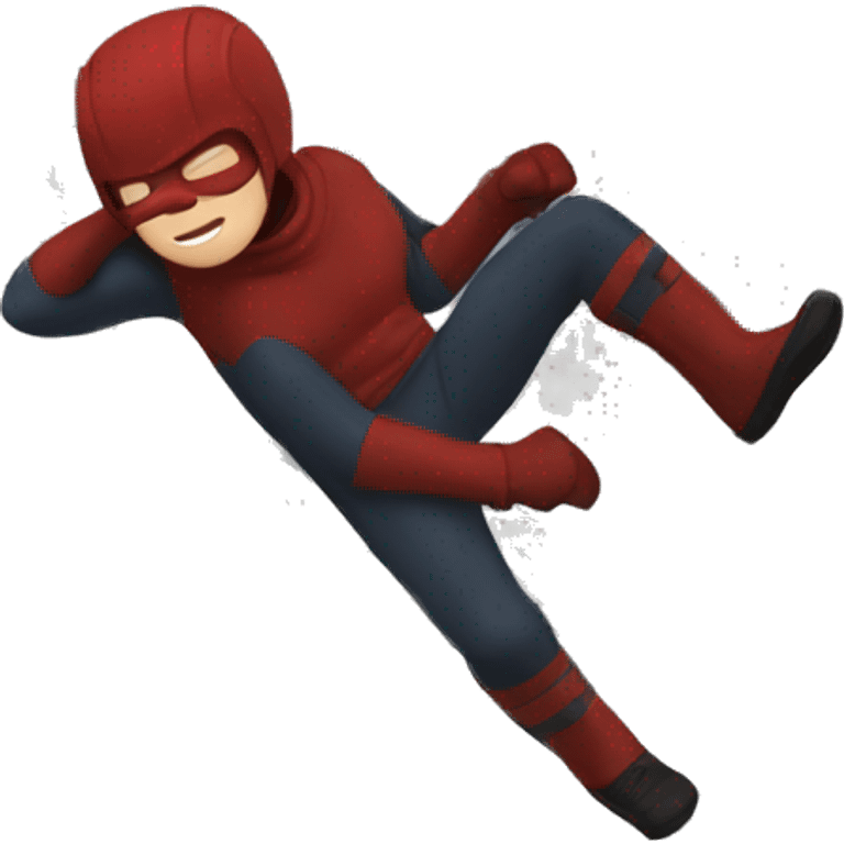 Daredevil falling  emoji