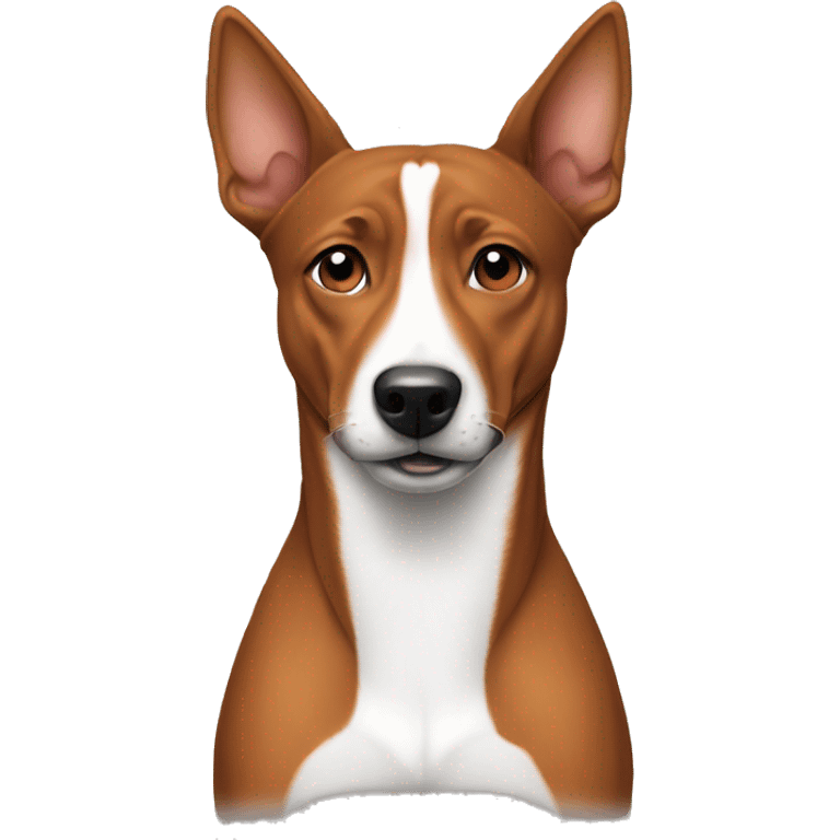 Stressed out basenji emoji