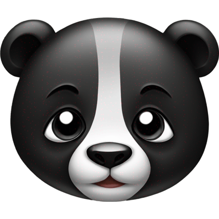 panda with piercings and tattoos emoji