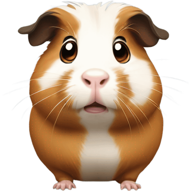 Guinea pig scared emoji