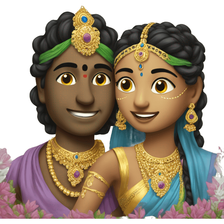 Radha Krishna  emoji