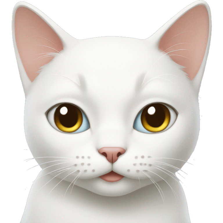 White cat emoji