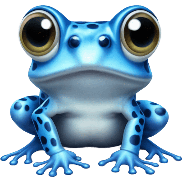 Blue milk frog emoji