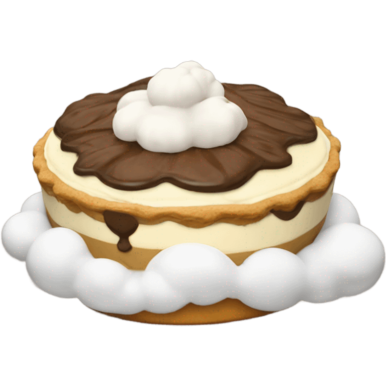 Banoffee pie cloud emoji