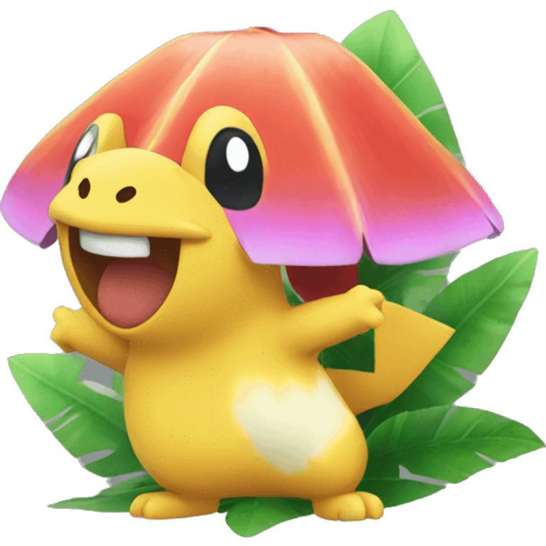 Colorful tropical Pokémon  emoji