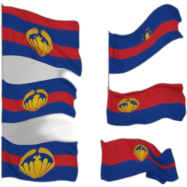 Drapeau de l'Albanie avec le drapeau du kosovo emoji