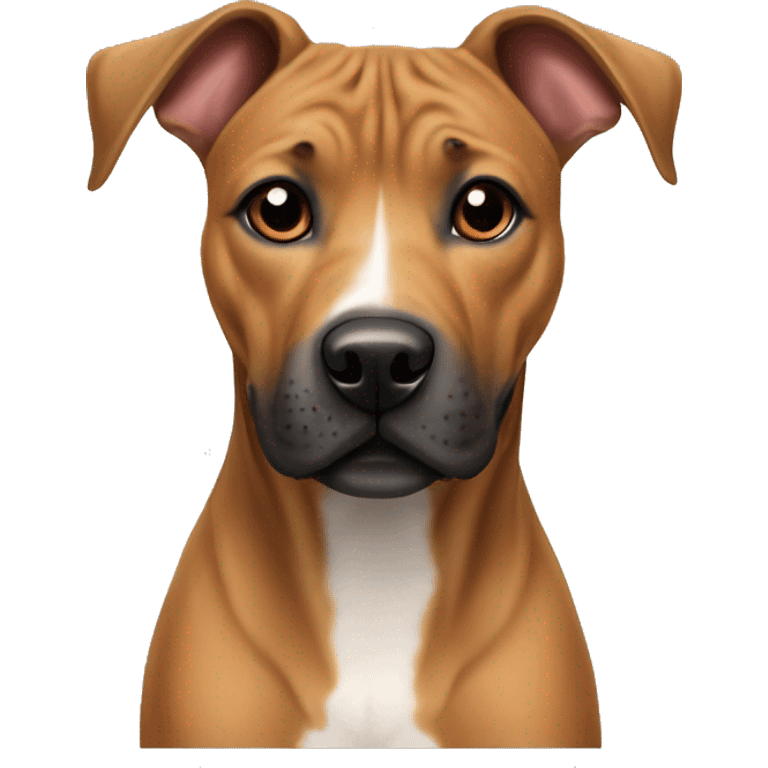 Young ridgeback staffy emoji