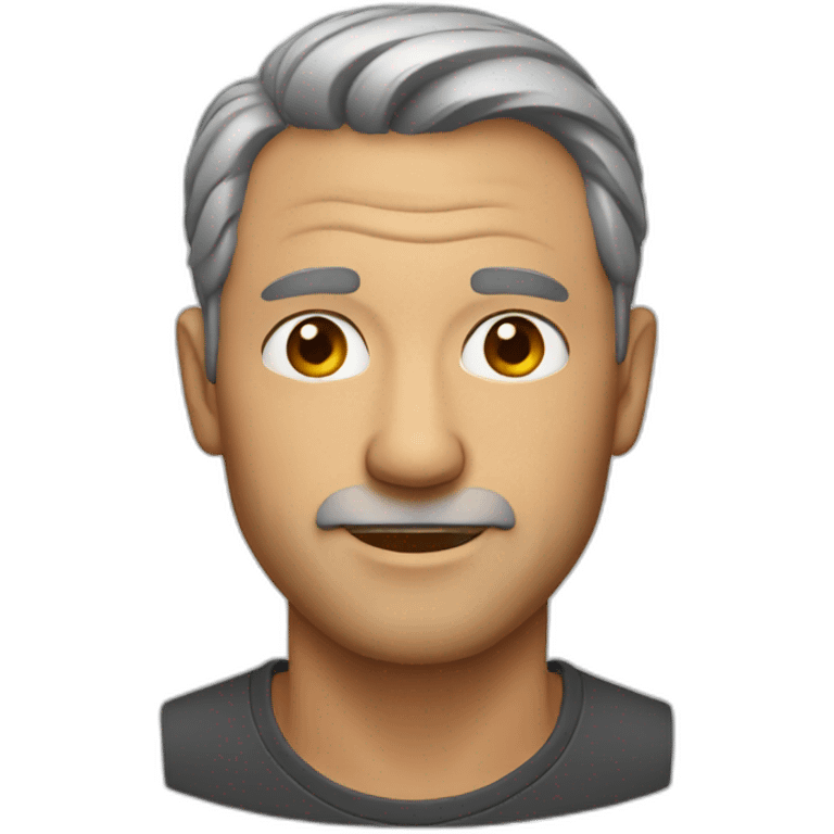 Middle age man  emoji