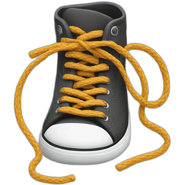 shoelace emoji