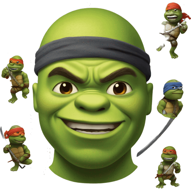 Shrek ninja turtles  emoji