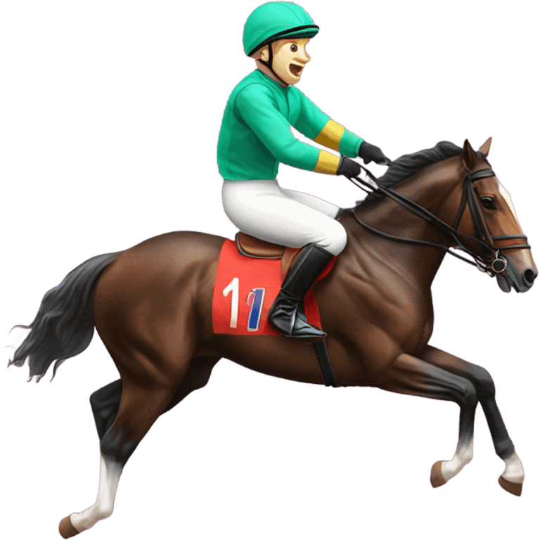 racing jockey emoji