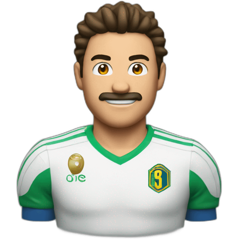 Mario avec la coupe de Ronaldo  emoji