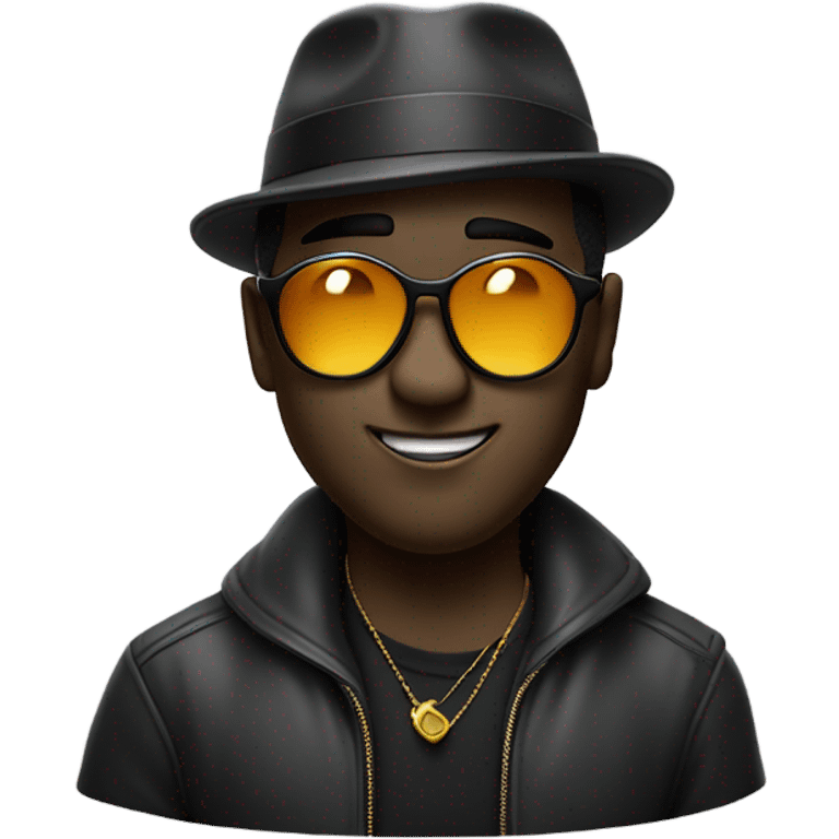 Diddy looking shady emoji