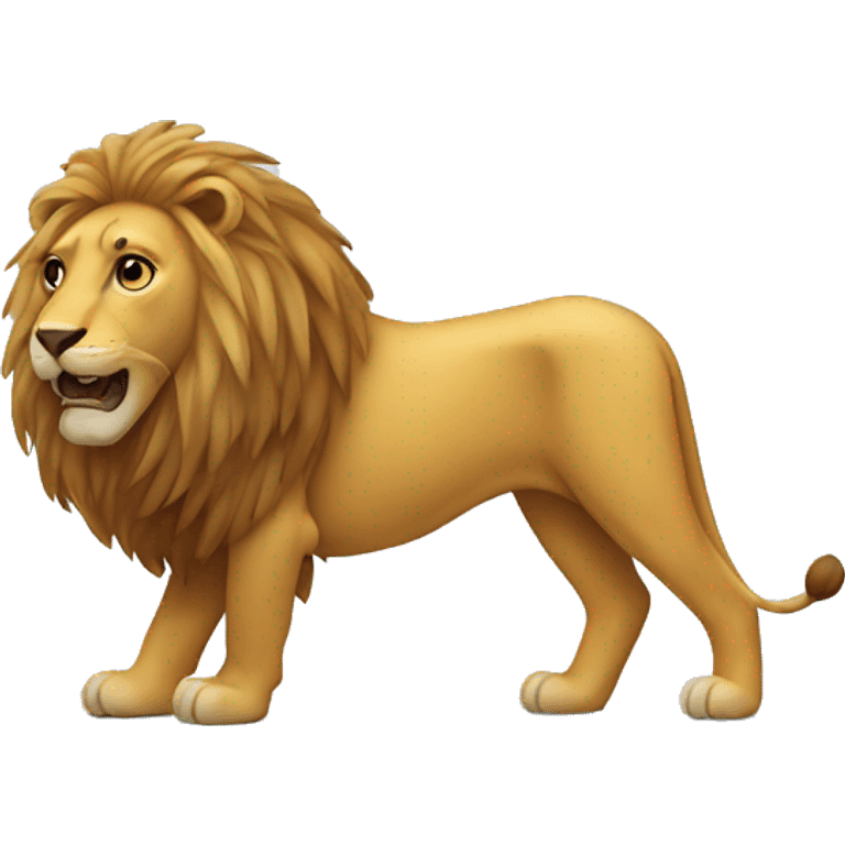 AI with Lion emoji