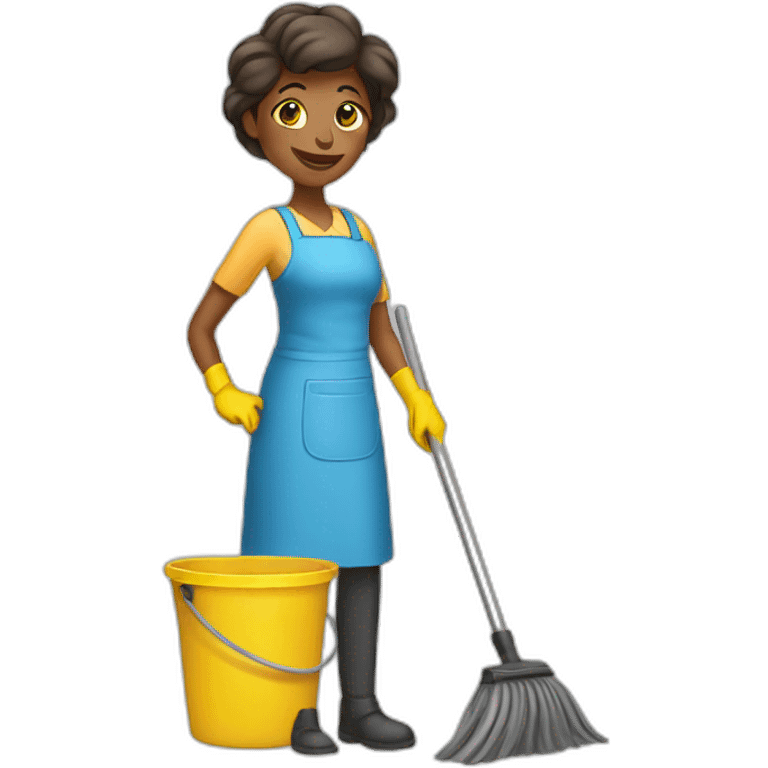 cleaning woman emoji