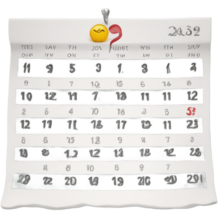 calendar with $  emoji