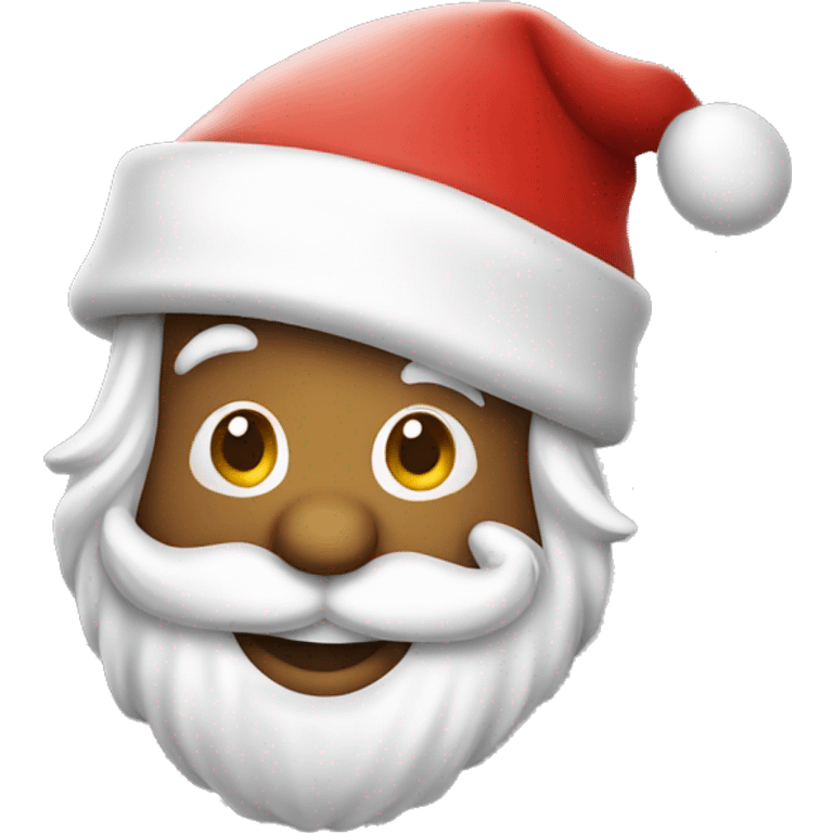 Smiling Santa hat emoji