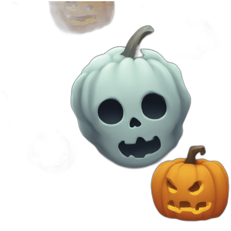 cute halloween graveyard emoji