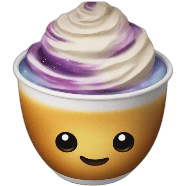 galaxy latte cup emoji