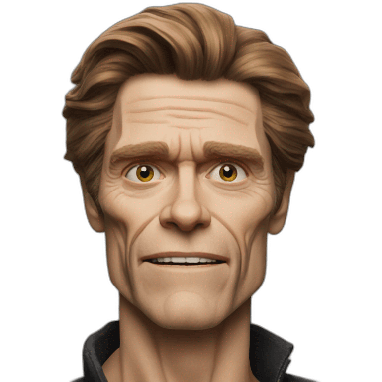 Willem Dafoe smooth emoji