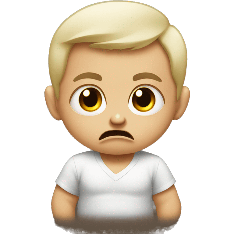 Baby angry emoji