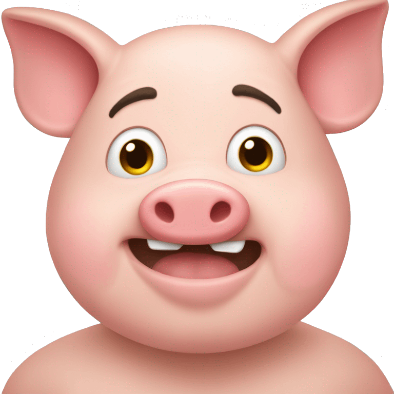 Vida de un cerdito moderno emoji