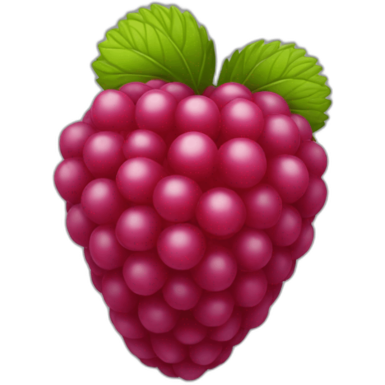 big raspberry emoji