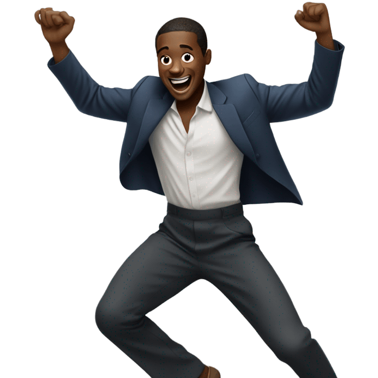 black guy dancing emoji