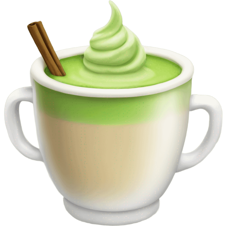 Matcha latte  emoji