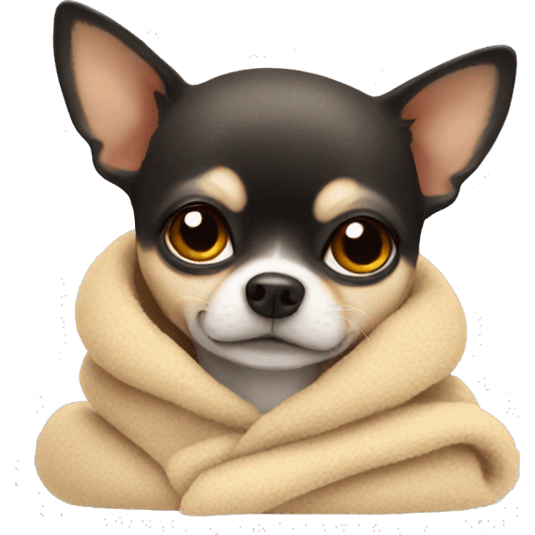 Cozy chihuahua  emoji