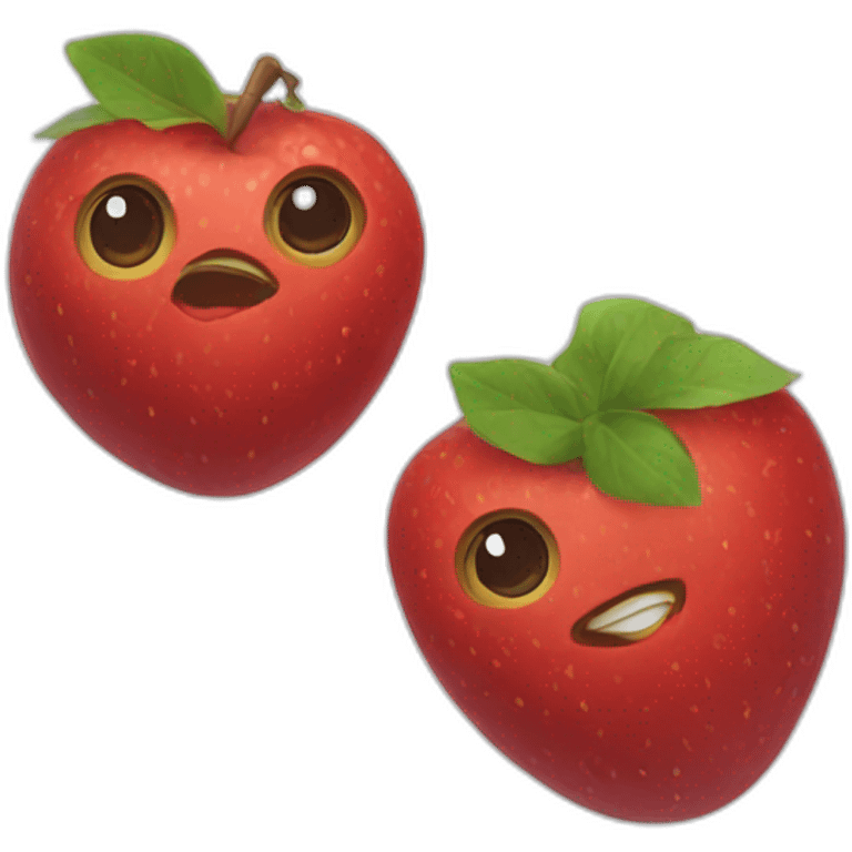 Blind date fruit emoji