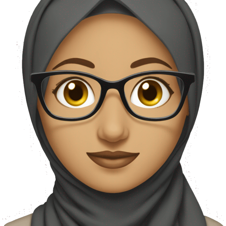 Hijabi optician emoji