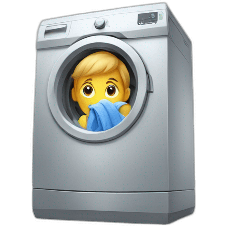 Human washing machine emoji