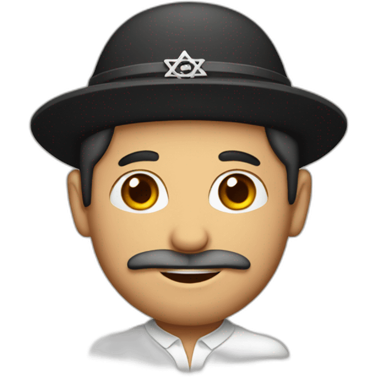 Jewish man with a kippah emoji