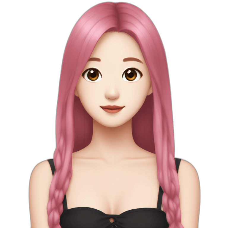 Jisoo of black pink emoji