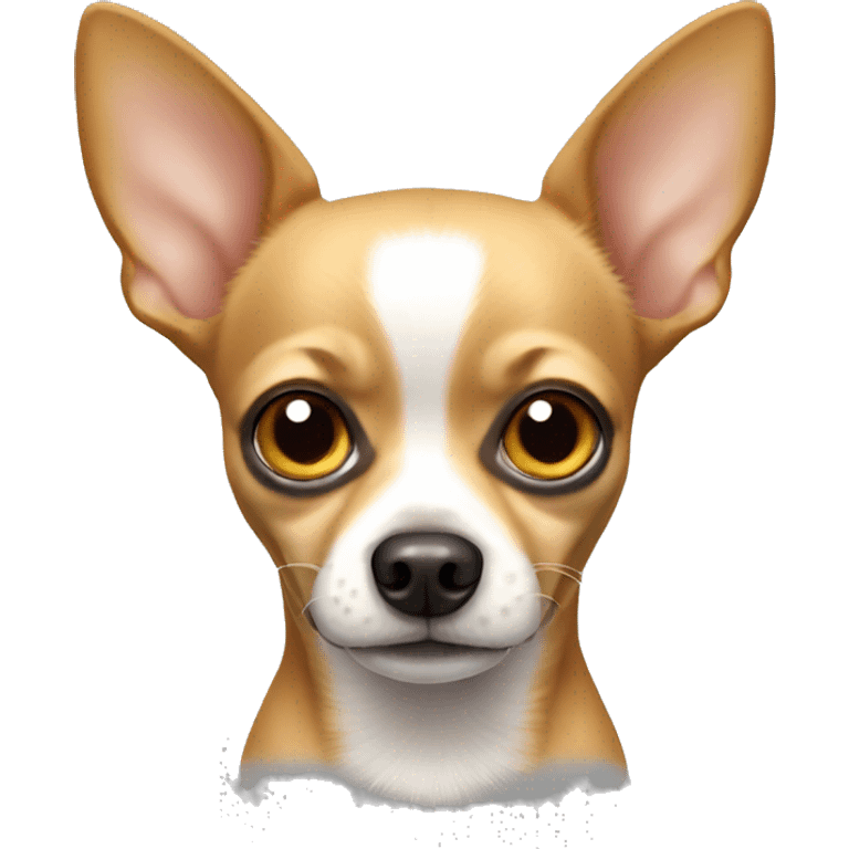 Chihuahua with hanging ears  emoji