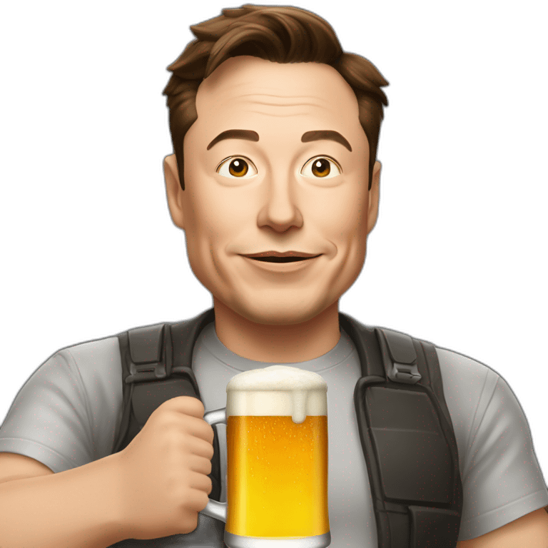 elon-musk-hoilding-beer emoji