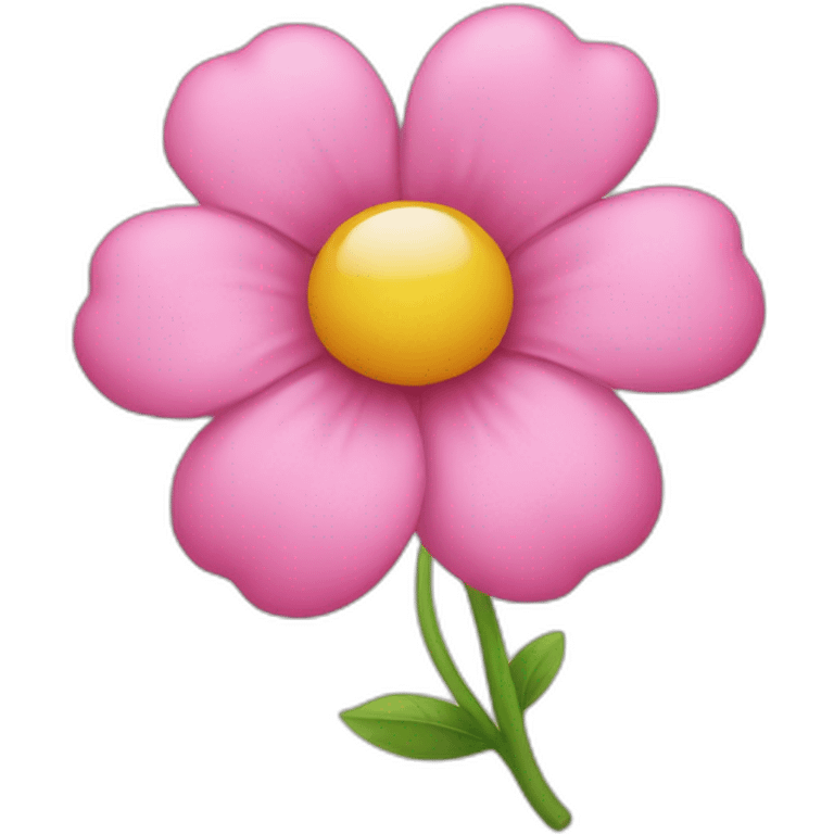 pink flowe emoji