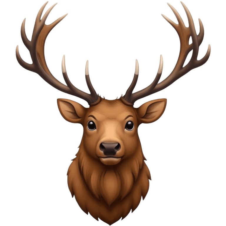 Rocky Mountain Bull Elk emoji