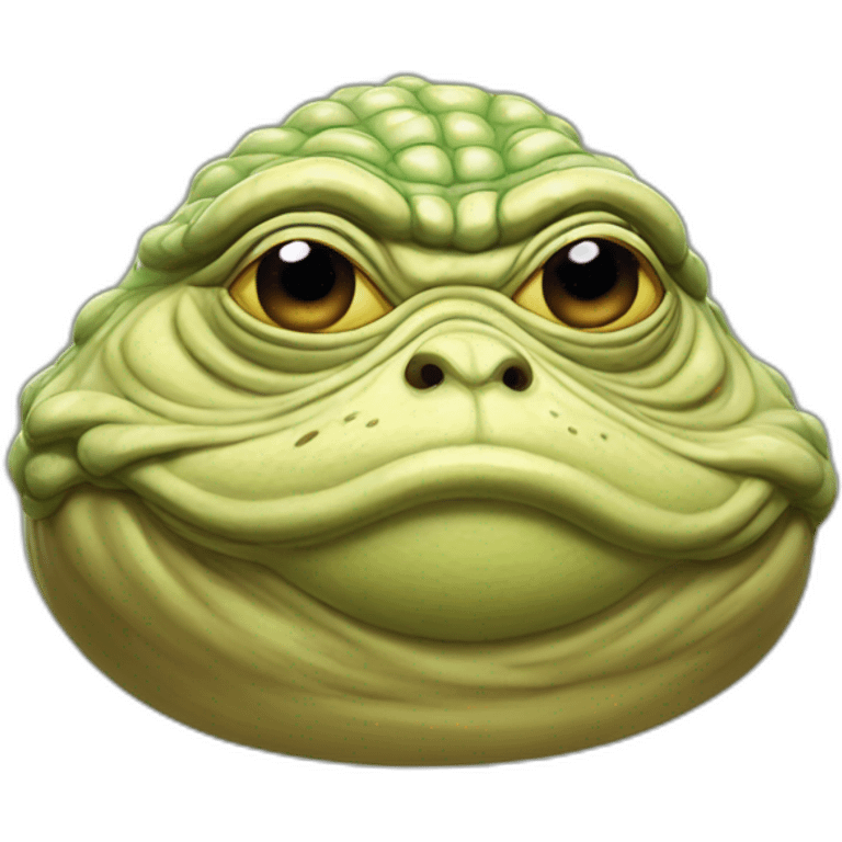 Jabba the Hutt head emoji