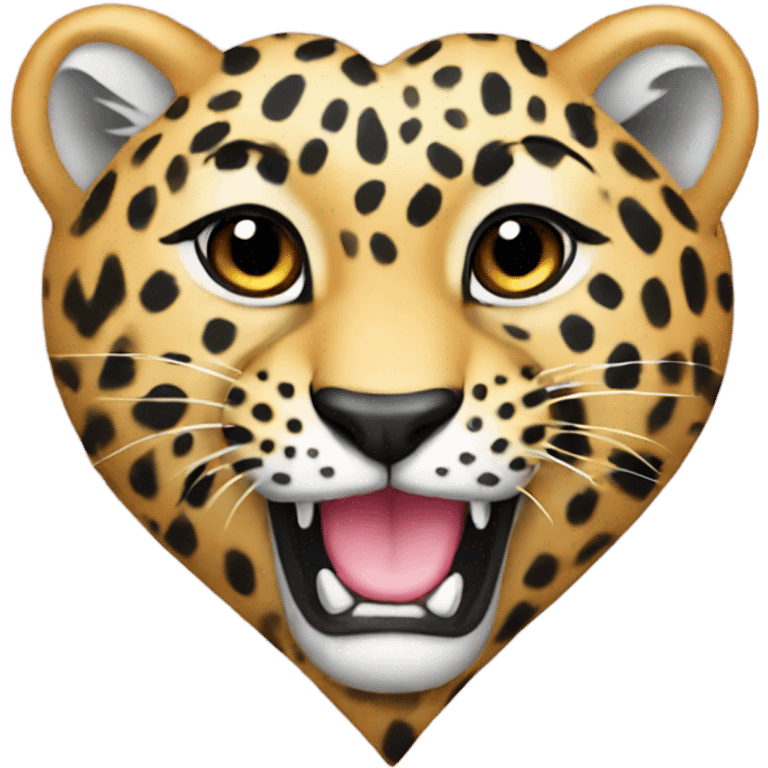 leopard heart emoji