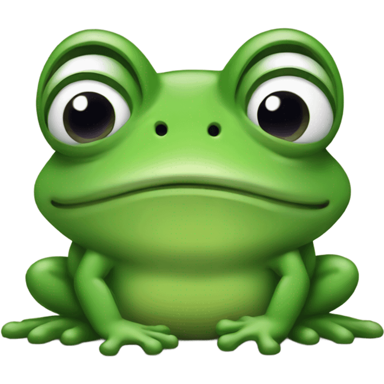 Sad frog  emoji