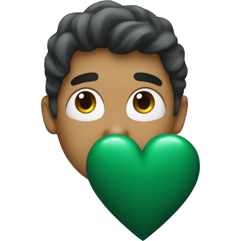 dark green heart emoji